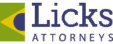 Apoiador jurídico: Licks Attorneys Logo-marca
